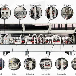 High configuration automatic edge banding machine (eight function)